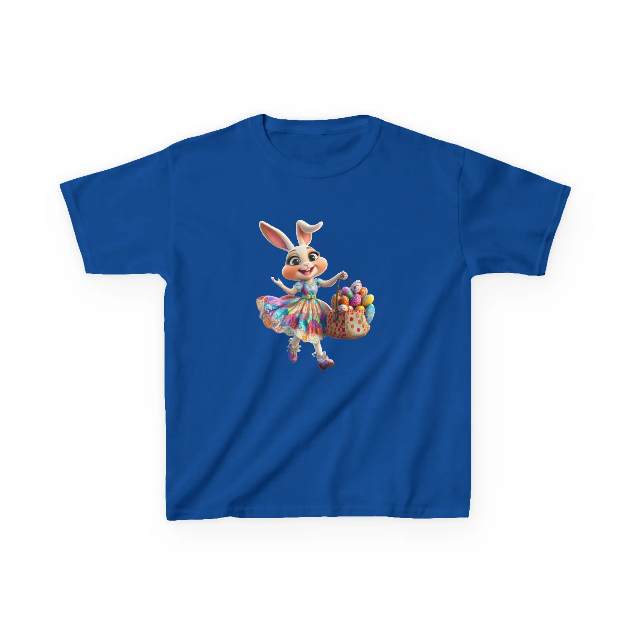 Easter Bunny Kids Tee - Cute Cotton T-Shirt for Spring Celebrations - Image 22