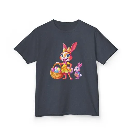 Easter Bunny Kids Tee - Cute Cotton T-Shirt for Spring Celebrations - Image 26