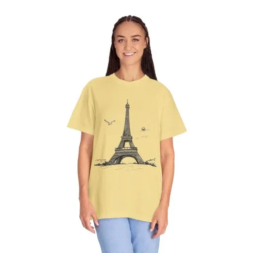 Eiffel Tower Graphic Unisex T-Shirt - Vintage Parisian Style - Image 16