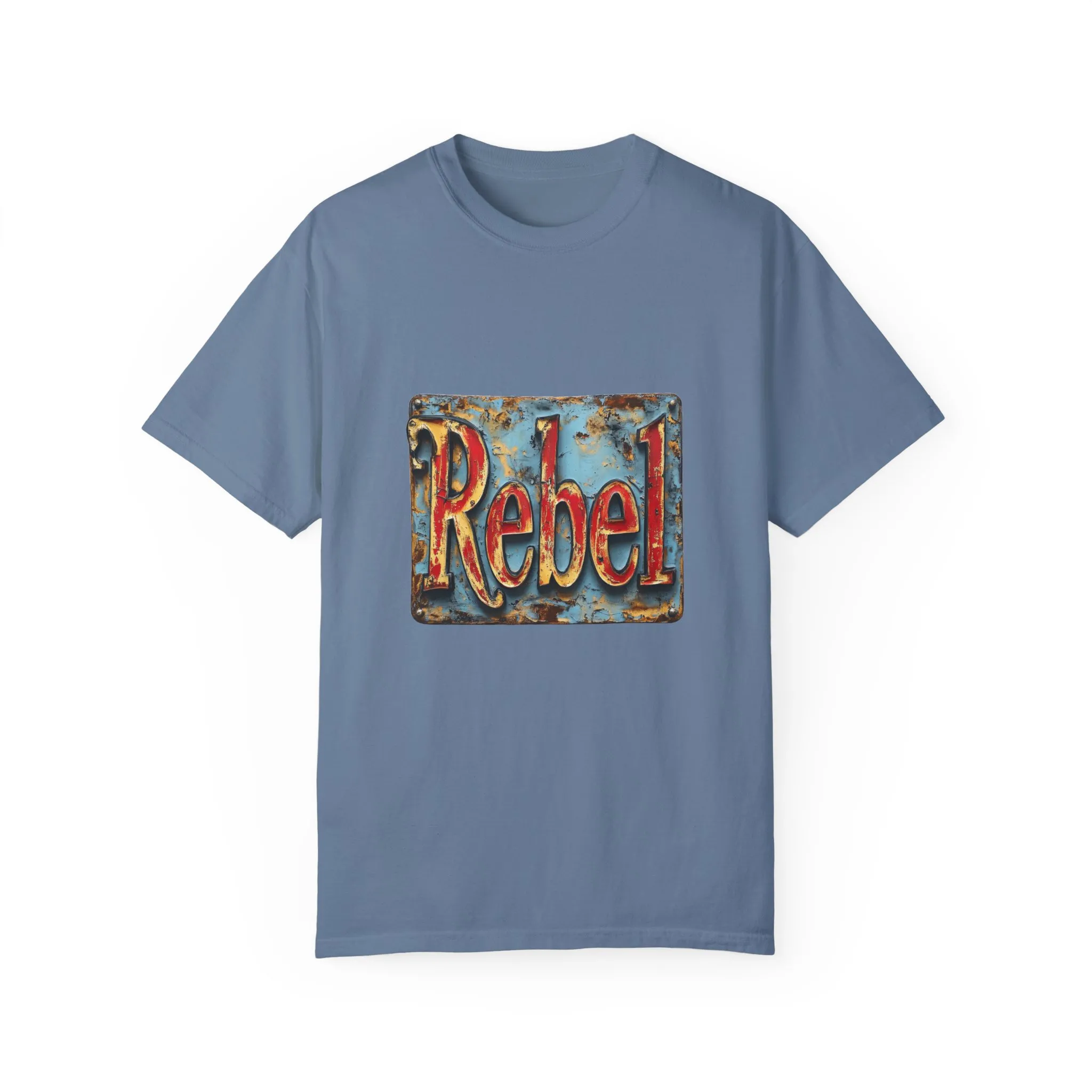 Rebel Unisex Garment-Dyed T-Shirt - Vintage Style Graphic Tee - Image 25