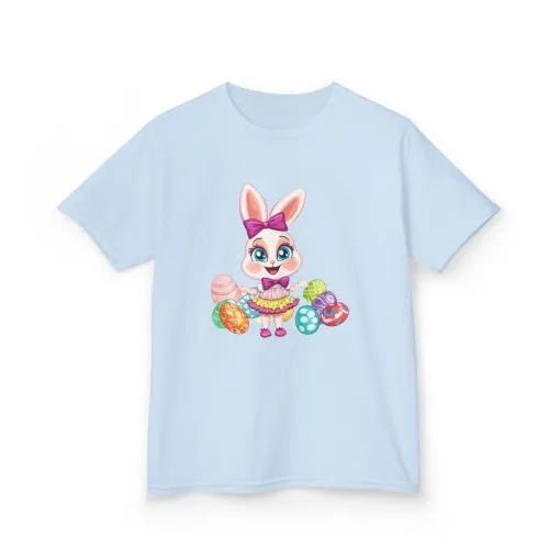 Easter Bunny Kids Tee - Cute Cotton T-Shirt for Spring Celebrations - Image 11