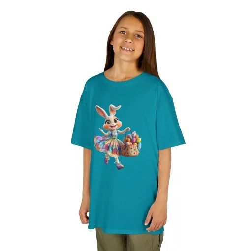 Easter Bunny Kids Tee - Cute Cotton T-Shirt for Spring Celebrations - Image 15