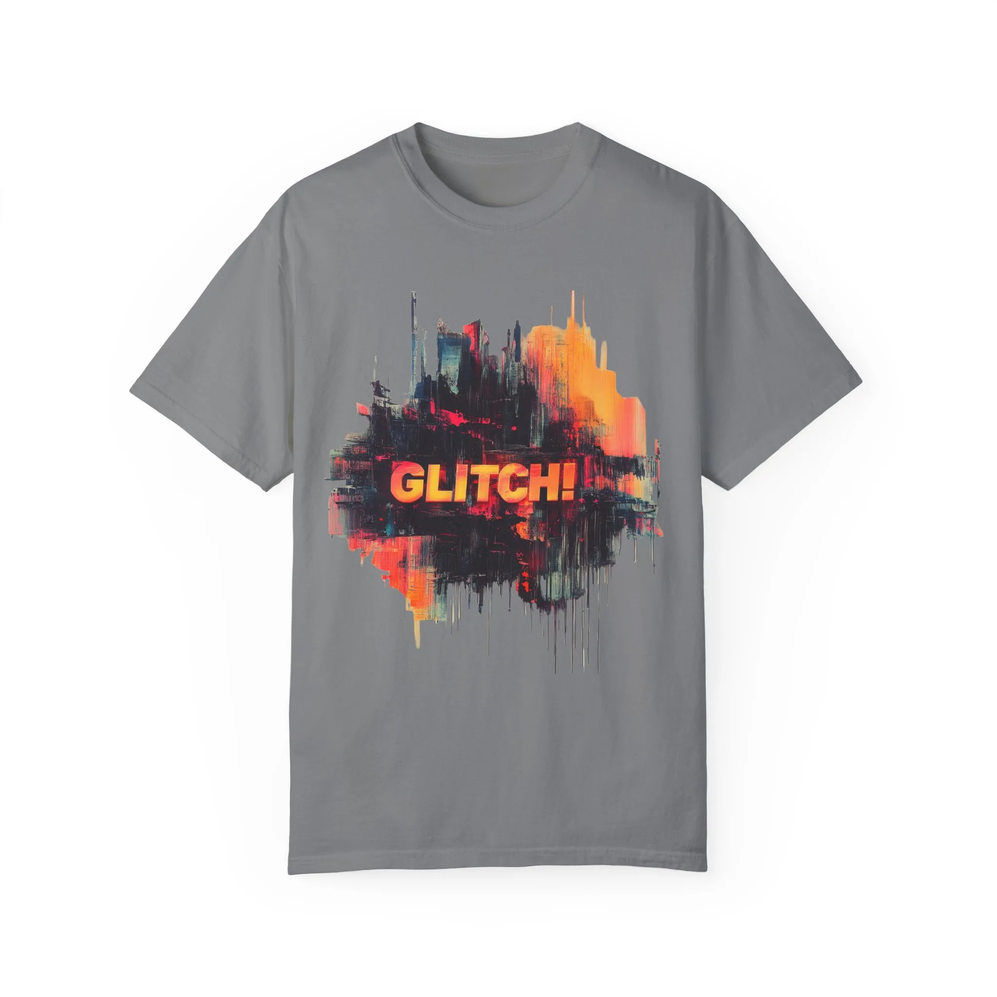 Trendy Unisex ‘GLITCH!’ T-Shirt - Vibrant Streetwear Inspired Tee - Image 13