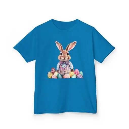 Easter Bunny Kids Heavy Cotton™ Tee - Cute Easter Celebration Shirt - Image 17