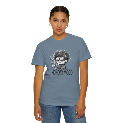 Unisex 'Monday Mood' Garment-Dyed T-Shirt - Perfect for Casual Days - Image 37