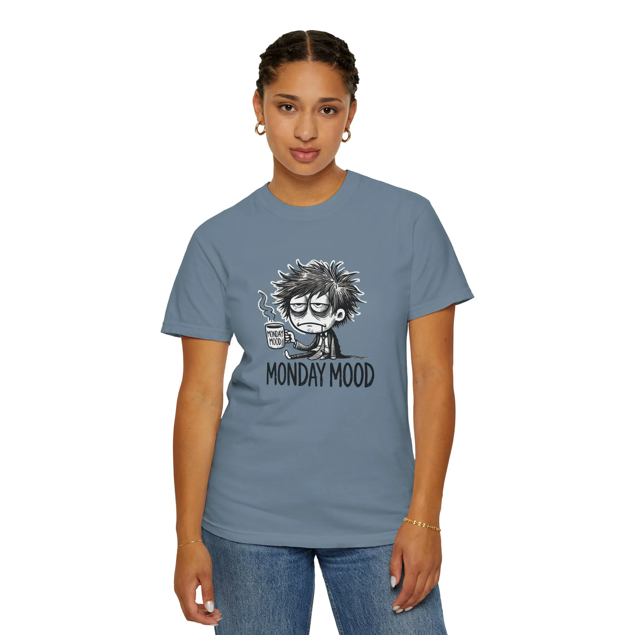 Unisex 'Monday Mood' Garment-Dyed T-Shirt - Perfect for Casual Days - Image 37