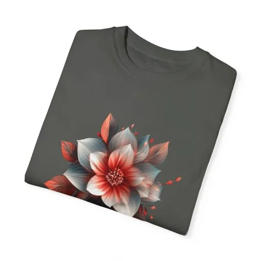 Botanical Floral Unisex Garment-Dyed T-shirt - Perfect for Nature Lovers - Image 10