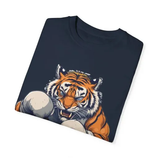 Fierce Tiger Graphic Unisex T-Shirt - Bold Boxing Design - Image 45