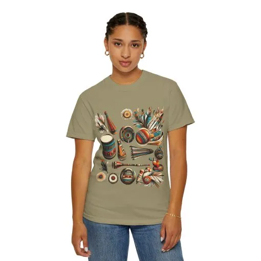 Unisex Garment-Dyed T-Shirt with Vibrant Musical Design | Perfect for Music Lovers & Festivals - Image 24