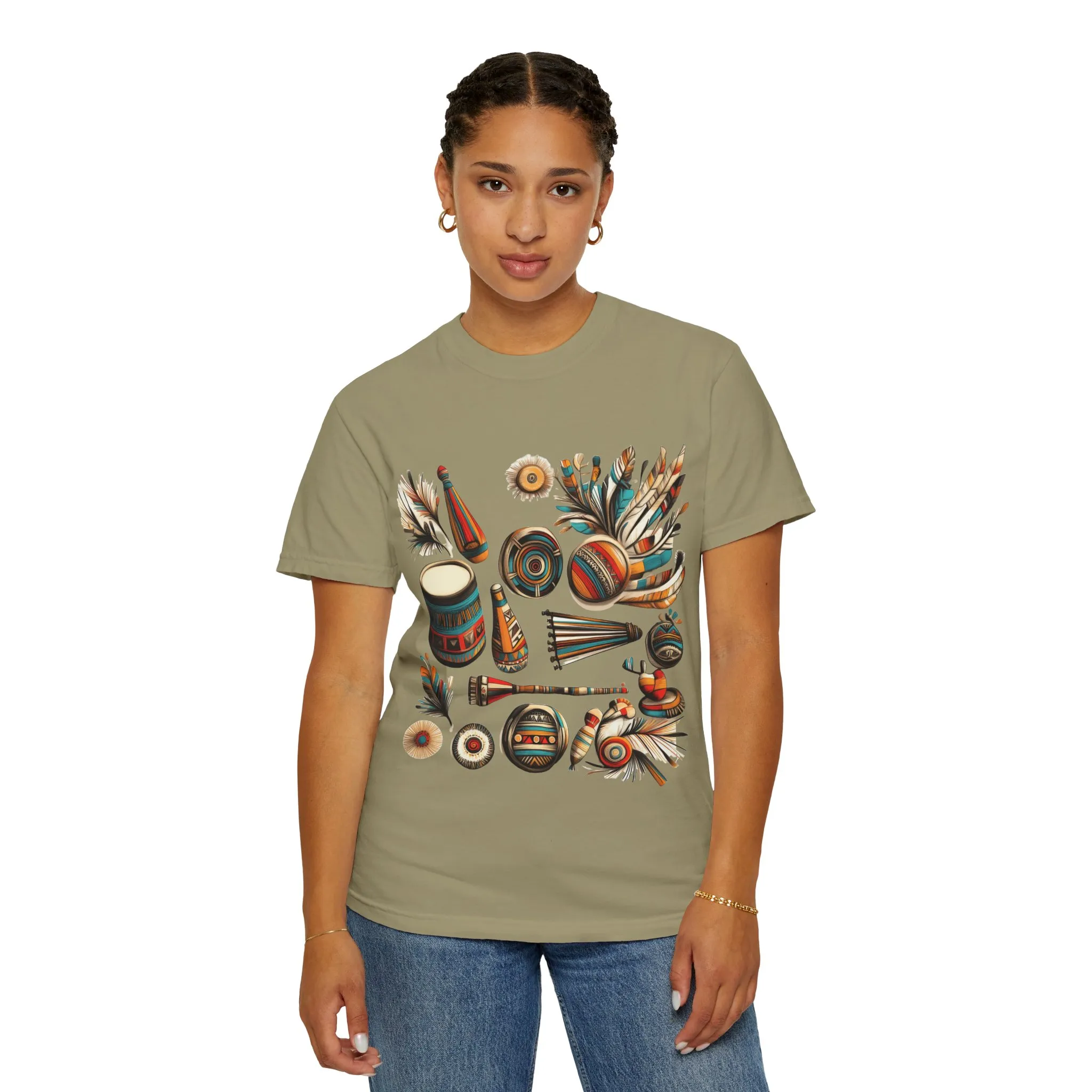 Unisex Garment-Dyed T-Shirt with Vibrant Musical Design | Perfect for Music Lovers & Festivals - Image 24