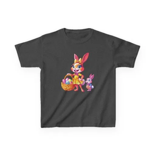 Easter Bunny Kids Tee - Cute Cotton T-Shirt for Spring Celebrations - Image 10
