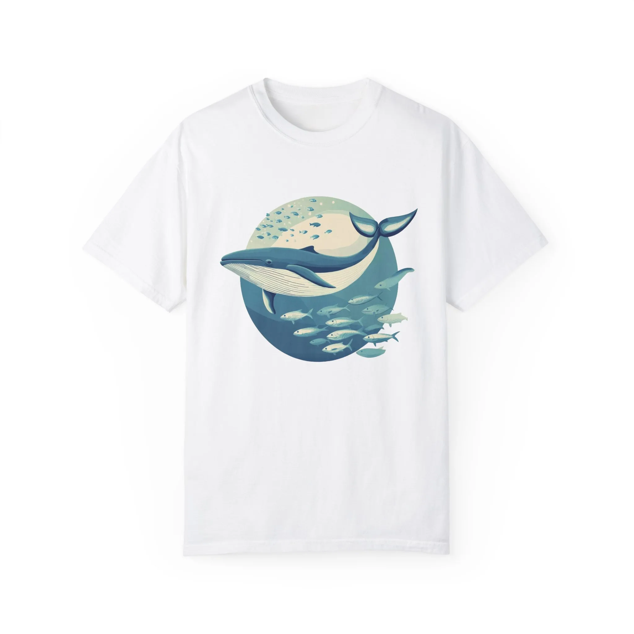 Whale Watching Unisex Garment-Dyed T-Shirt | Ocean Lover's Tee - Image 5