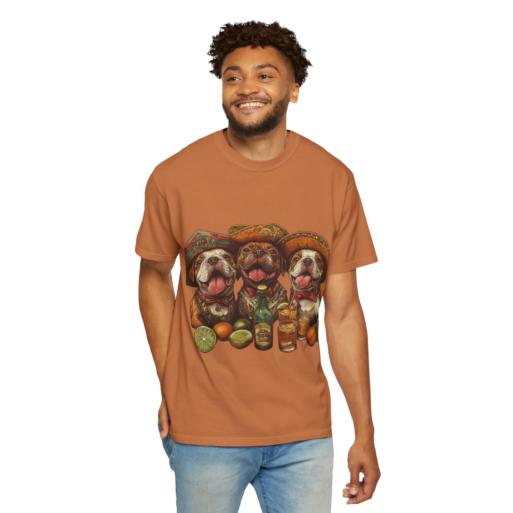 Funny Pug Party T-Shirt - Unisex Garment-Dyed Tee for Dog Lovers - Image 16