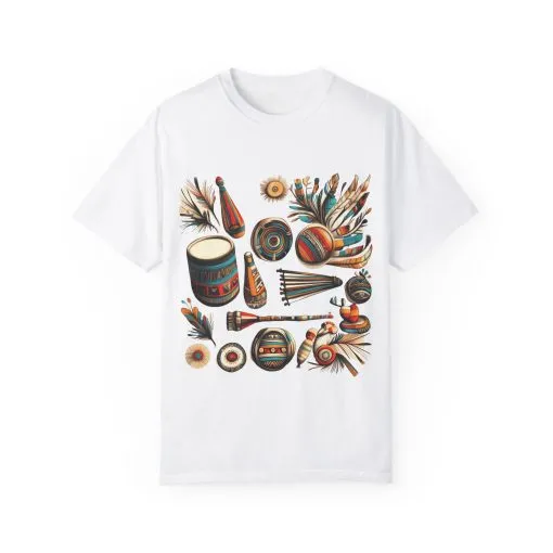 Unisex Garment-Dyed T-Shirt with Vibrant Musical Design | Perfect for Music Lovers & Festivals - Image 5