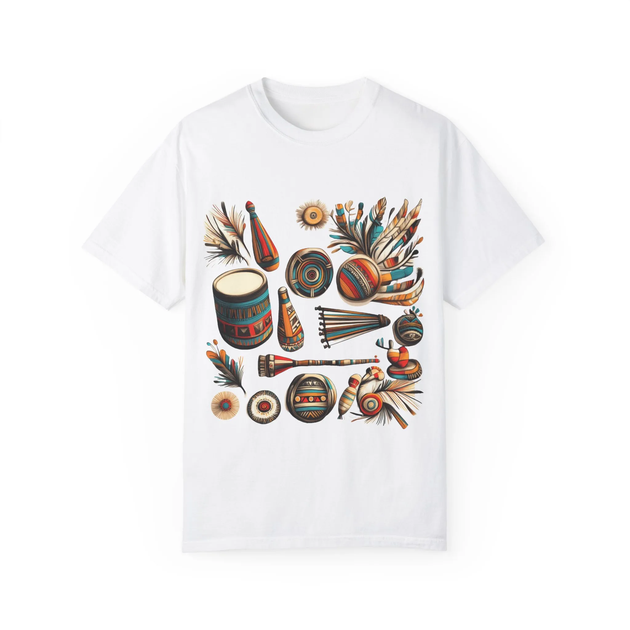 Unisex Garment-Dyed T-Shirt with Vibrant Musical Design | Perfect for Music Lovers & Festivals - Image 5