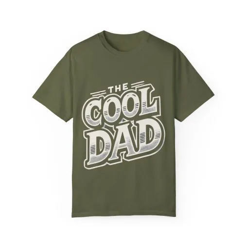 Cool Dad Garment-Dyed Unisex T-Shirt – Perfect Gift for Father's Day - Image 9