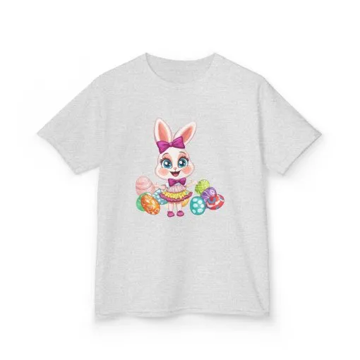 Easter Bunny Kids Tee - Cute Cotton T-Shirt for Spring Celebrations - Image 5