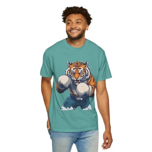 Fierce Tiger Graphic Unisex T-Shirt - Bold Boxing Design - Image 19