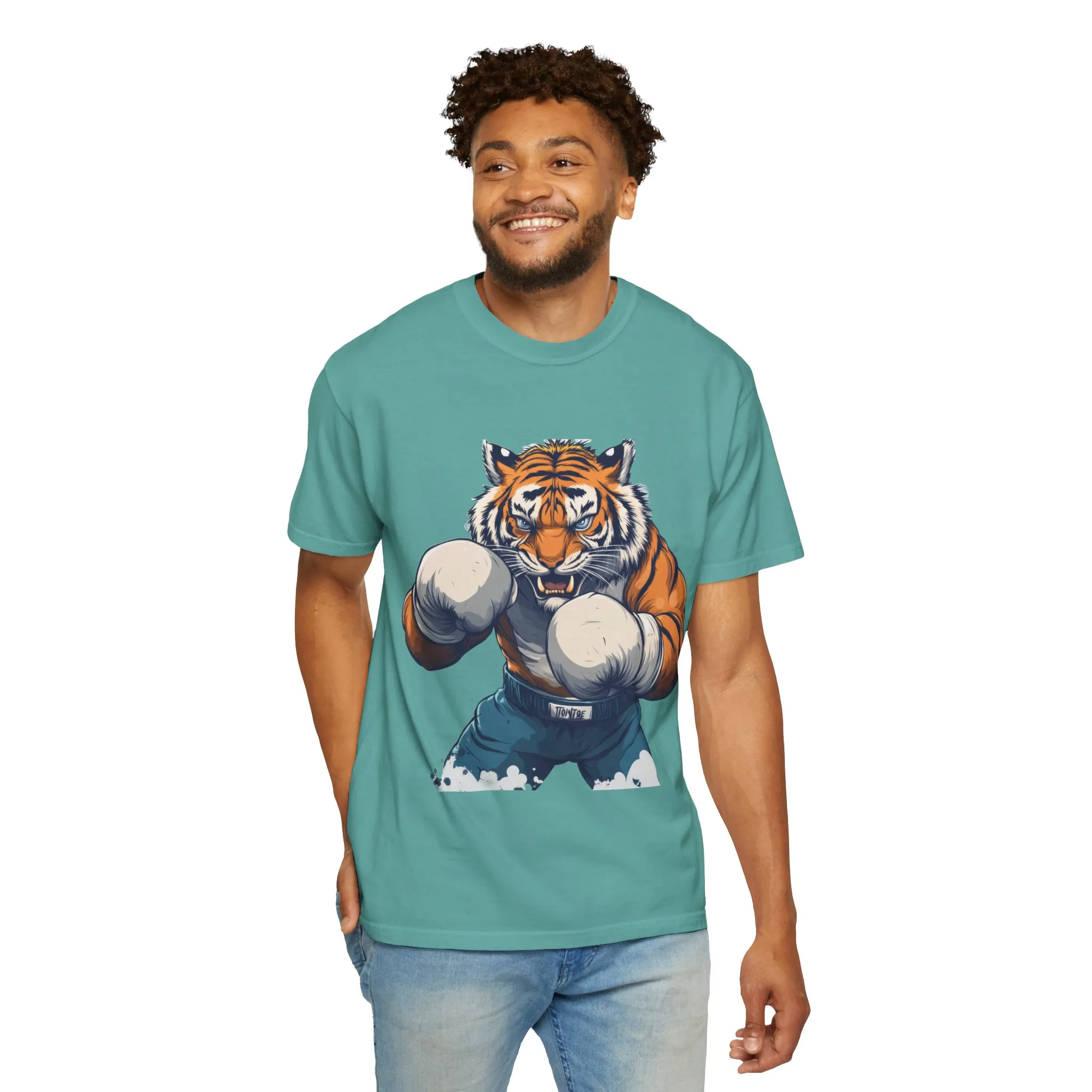 Fierce Tiger Graphic Unisex T-Shirt - Bold Boxing Design - Image 19