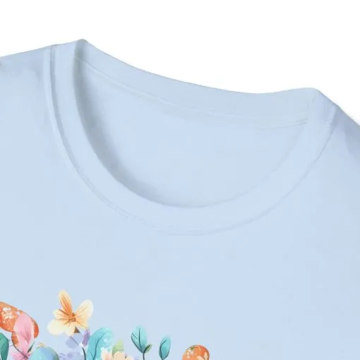 Easter Blessings Unisex Softstyle T-Shirt – Spring Floral Design - Image 27