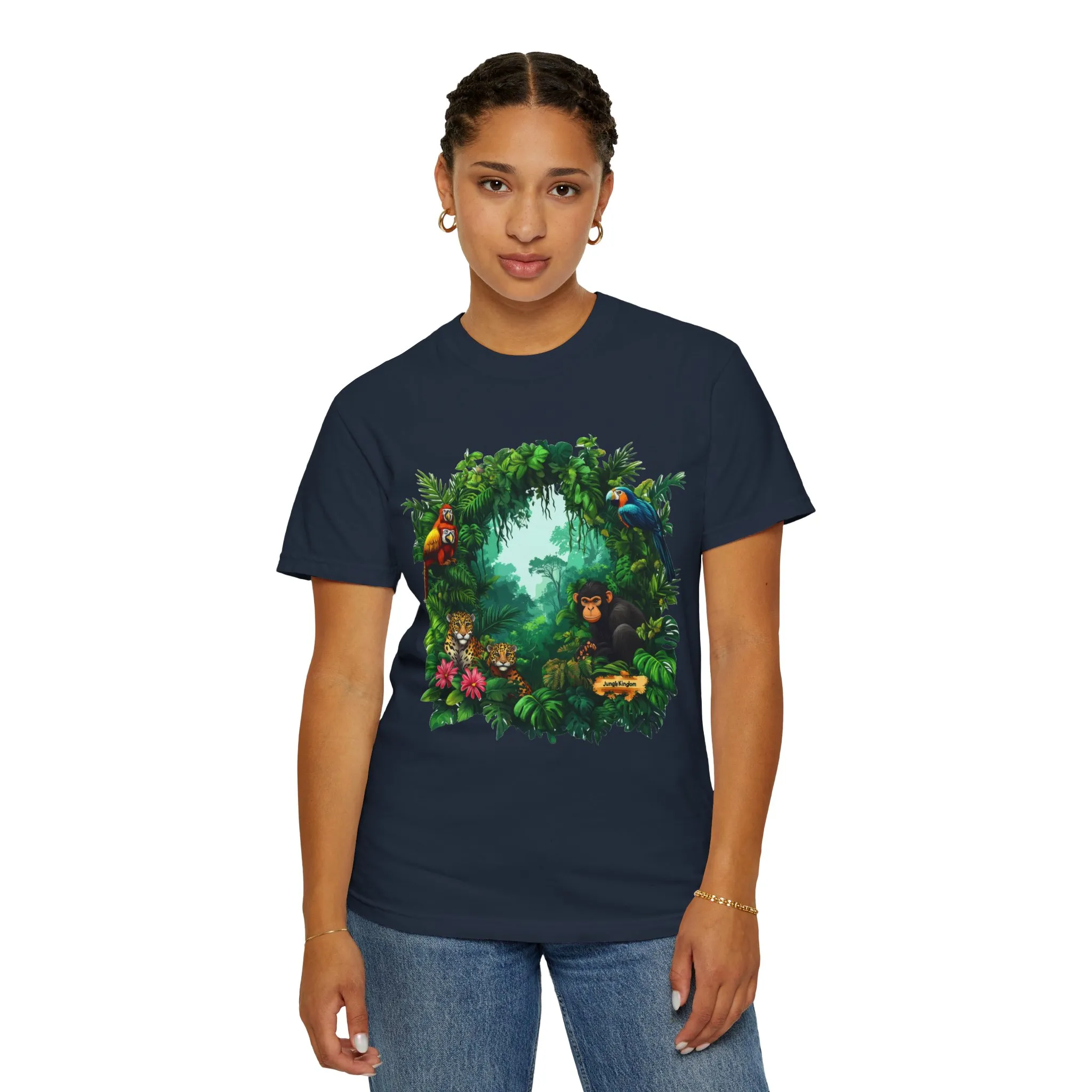 Tropical Jungle Animal T-Shirt | Unisex Garment-Dyed Tee for Nature Lovers - Image 20