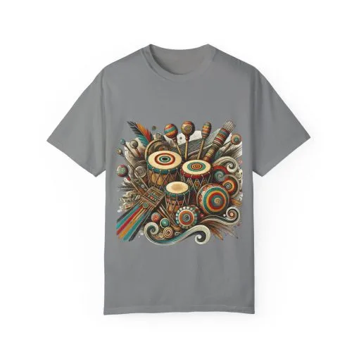 Colorful Bohemian Music Festival T-Shirt - Image 33