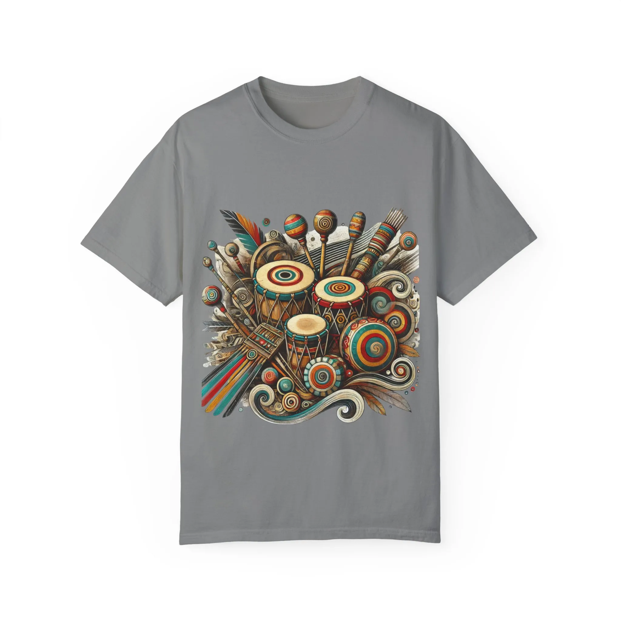 Colorful Bohemian Music Festival T-Shirt - Image 33