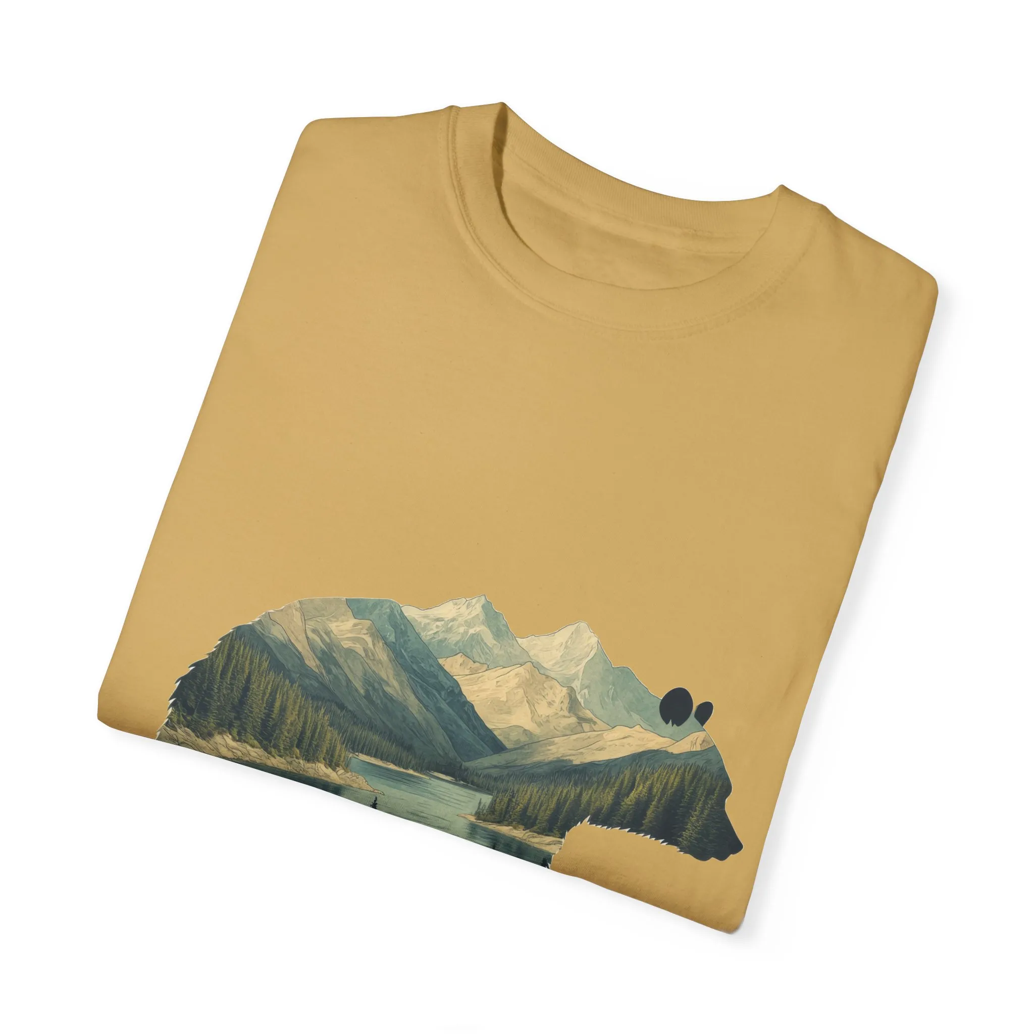Nature-Inspired Bear Graphic Unisex T-Shirt - Image 5