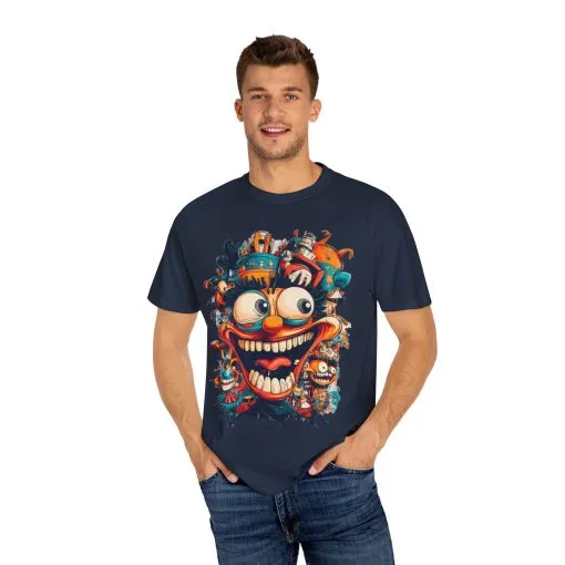 Whimsical Clown Graphic Unisex T-Shirt - Fun and Playful Design for Festivals and Everyday Wear - Image 23