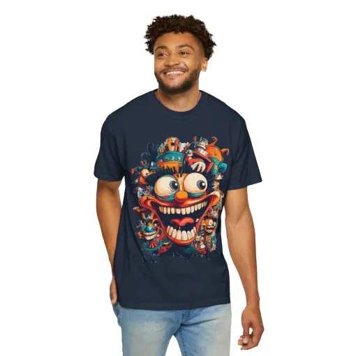 Whimsical Clown Graphic Unisex T-Shirt - Fun and Playful Design for Festivals and Everyday Wear - Image 24