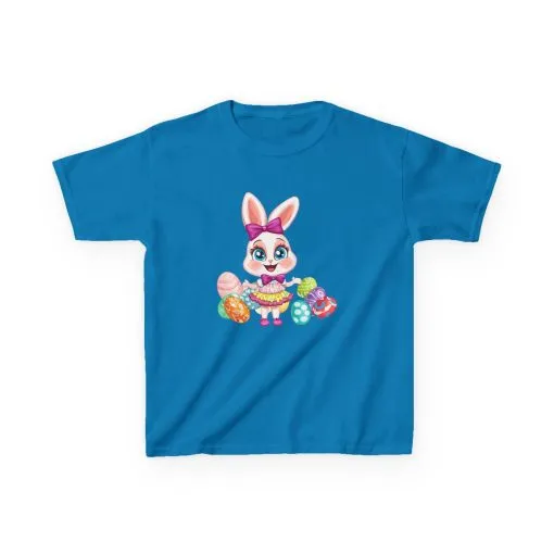 Easter Bunny Kids Tee - Cute Cotton T-Shirt for Spring Celebrations - Image 13