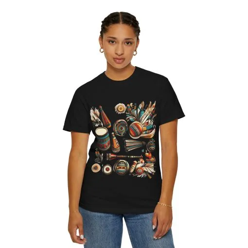 Unisex Garment-Dyed T-Shirt with Vibrant Musical Design | Perfect for Music Lovers & Festivals - Image 48