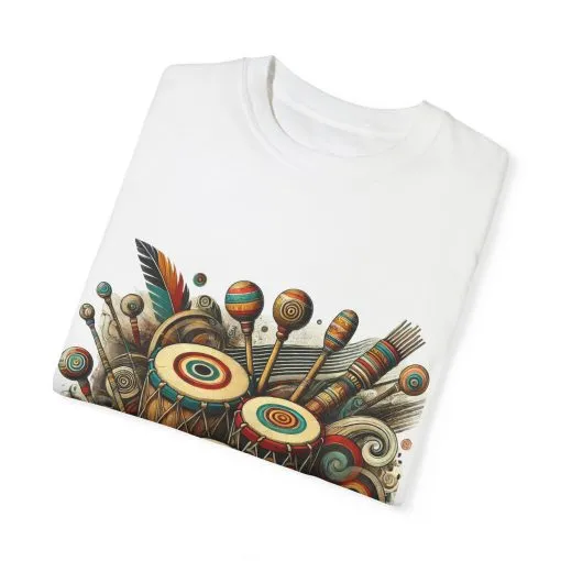 Colorful Bohemian Music Festival T-Shirt - Image 2