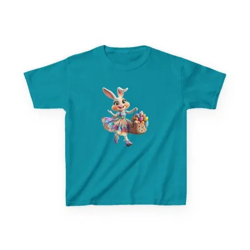 Easter Bunny Kids Tee - Cute Cotton T-Shirt for Spring Celebrations - Image 13