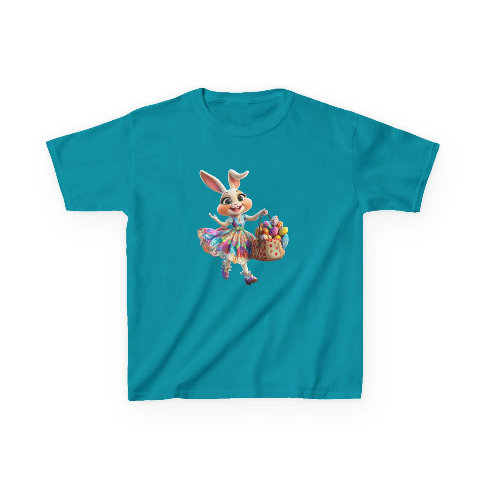 Easter Bunny Kids Tee - Cute Cotton T-Shirt for Spring Celebrations - Image 13