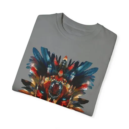 Vibrant Wolf Graphic Unisex T-Shirt - Nature Lover Apparel - Image 10