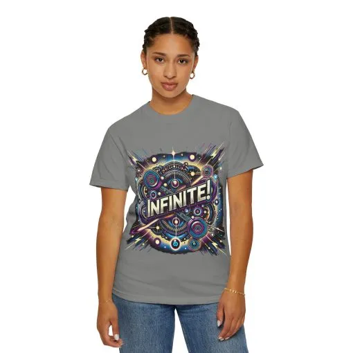 Cosmic Infinite Unisex Garment-Dyed T-Shirt - Explore the Universe - Image 16