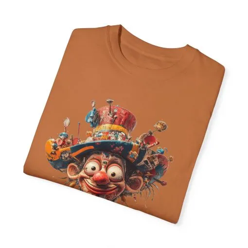 Whimsical Artist Unisex Garment-Dyed T-Shirt - Colorful Character Design - Image 20