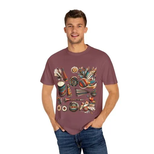 Unisex Garment-Dyed T-Shirt with Vibrant Musical Design | Perfect for Music Lovers & Festivals - Image 15