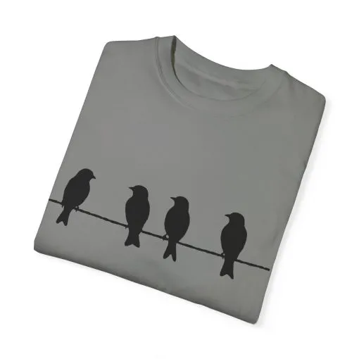 Minimalist Bird Silhouette Unisex T-Shirt - Image 22