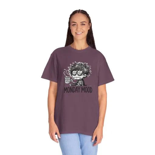Unisex 'Monday Mood' Garment-Dyed T-Shirt - Perfect for Casual Days - Image 63