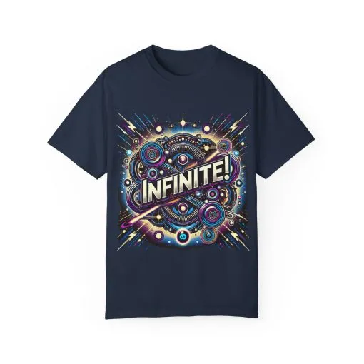 Cosmic Infinite Unisex Garment-Dyed T-Shirt - Explore the Universe - Image 17
