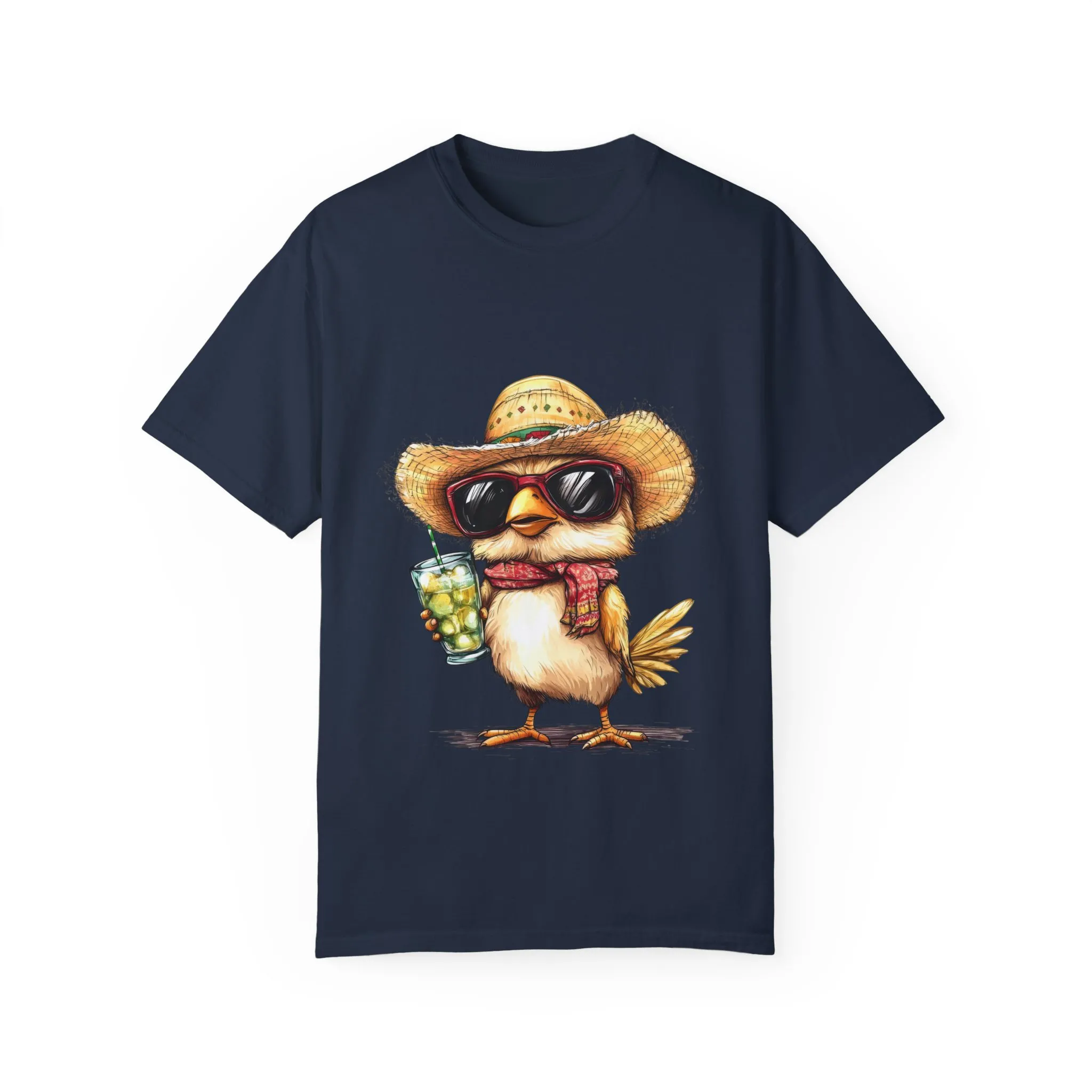 Funny Beach Bird T-Shirt - Unisex Garment-Dyed Summertime Tee - Image 33