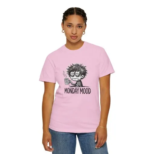 Unisex 'Monday Mood' Garment-Dyed T-Shirt - Perfect for Casual Days - Image 57