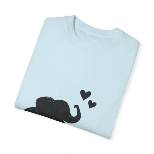 Heartwarming Elephant Love Unisex T-Shirt - Image 30