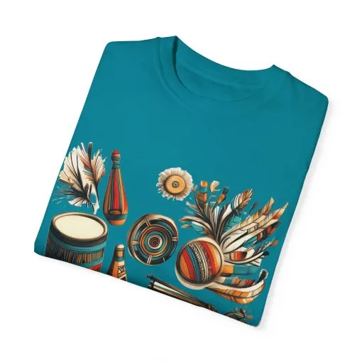 Unisex Garment-Dyed T-Shirt with Vibrant Musical Design | Perfect for Music Lovers & Festivals - Image 34