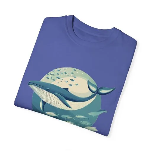 Whale Watching Unisex Garment-Dyed T-Shirt | Ocean Lover's Tee - Image 14