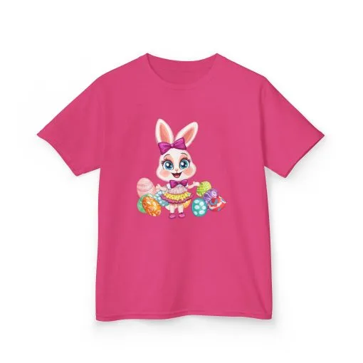 Easter Bunny Kids Tee - Cute Cotton T-Shirt for Spring Celebrations - Image 23