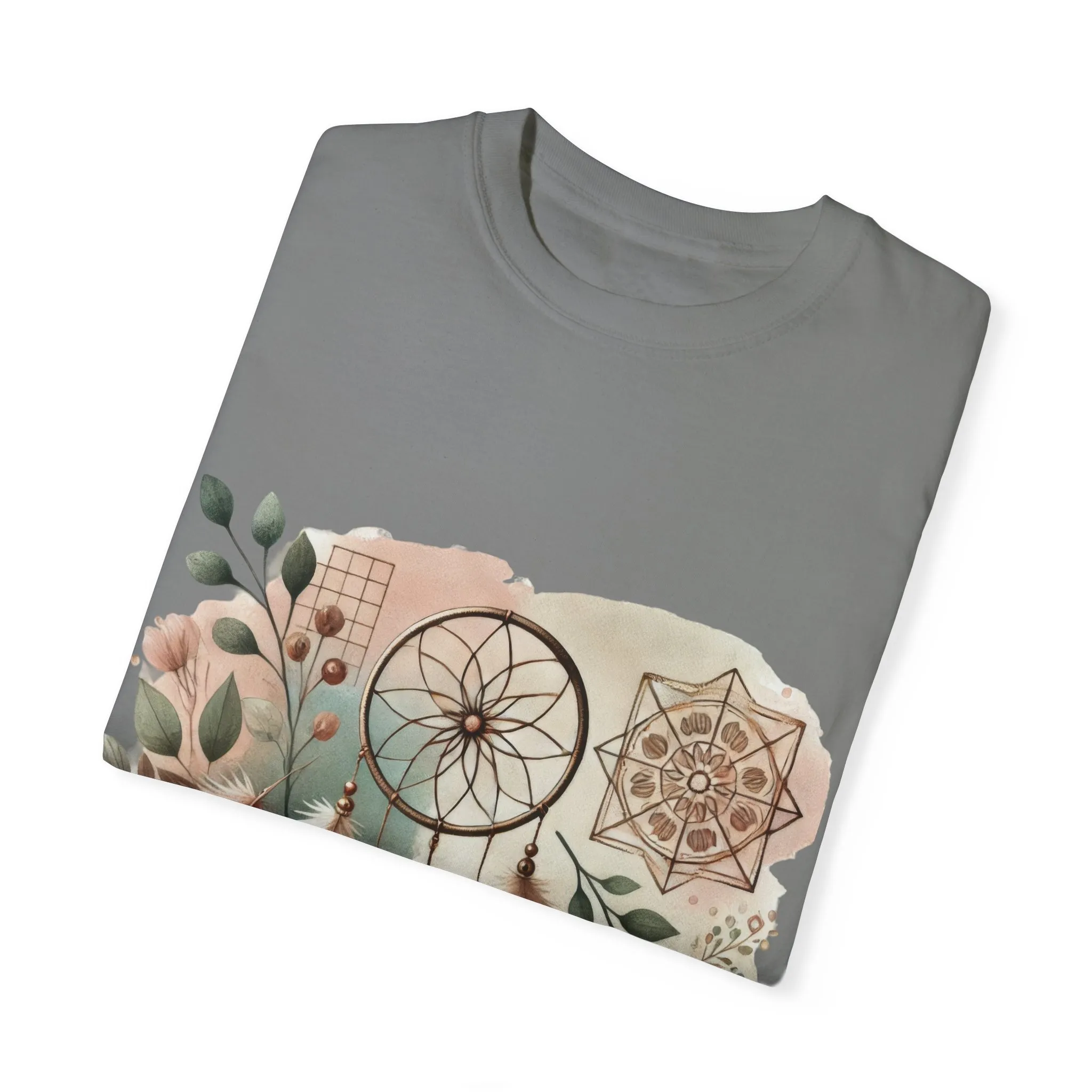 Dreamcatcher Boho T-Shirt | Unisex Garment-Dyed Tee for Spiritual Vibes - Image 22