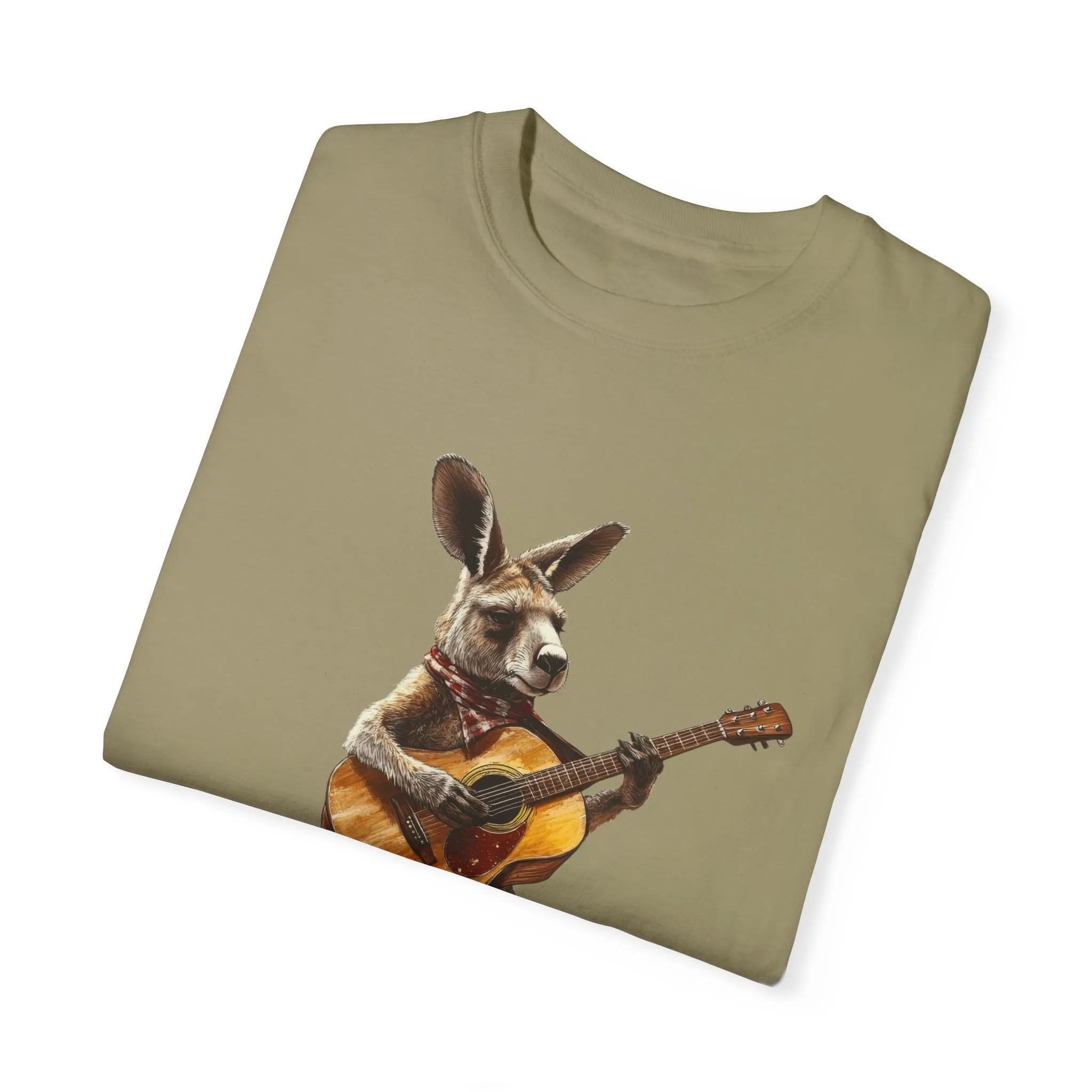 Funny Kangaroo Playing Guitar Unisex T-shirt - Image 22